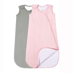 9 Color in Stock Solid Color 95% Bamboo 5% Spandex Baby Newborn Toddler Sleeping Sack Bags 1.0TOG Wearable Blanket  for Baby