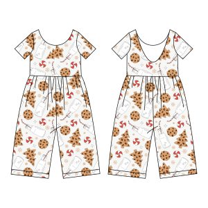 Custom Organic Bamboo Girls Pajamas Romper Jumpsuit Short Sleeve Breathable Baby Sleeper Pants Toddler Girls Bodysuit