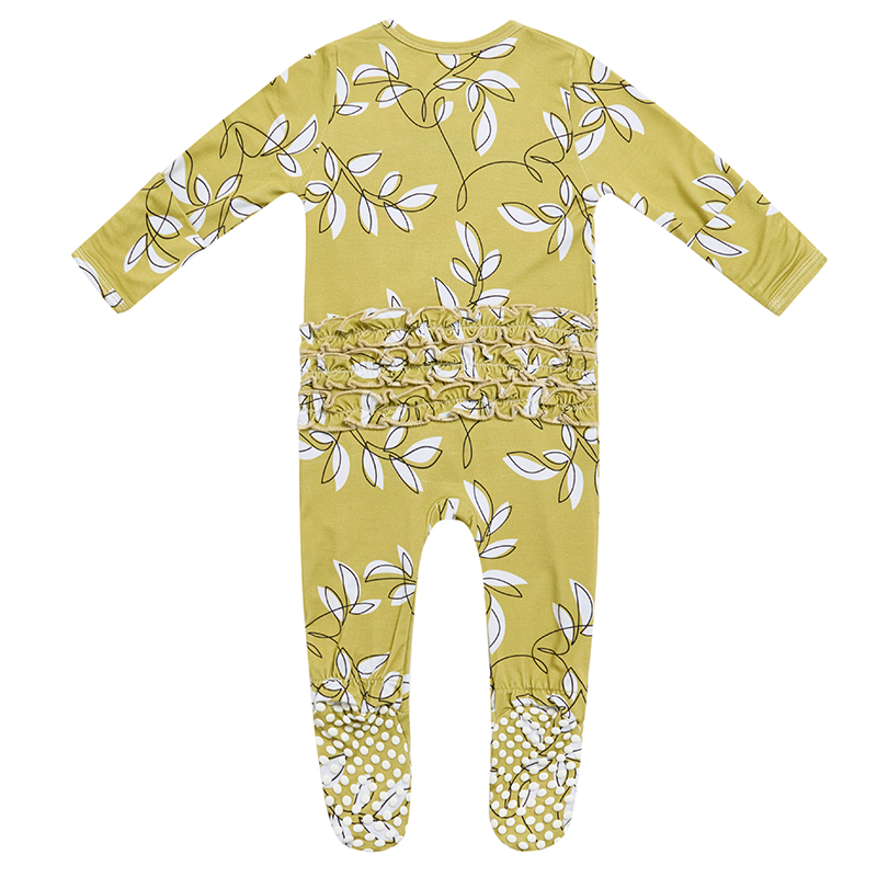 Custom Printed Baby Sleepers Anti-Slip Footie Bodysuits Zipper Bamboo Toddlers Knit Body Suit Pajamas Newborn Romper - Image 6