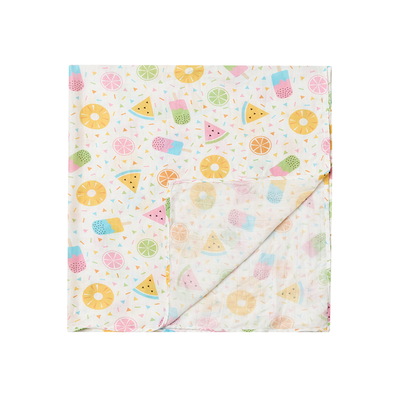 Custom Pattern Baby Swaddle Wrap Blanket Digital Printed Infant Muslin Toddler Swaddle Wrap Newborn Sleep Blanket Swaddle - Image 6