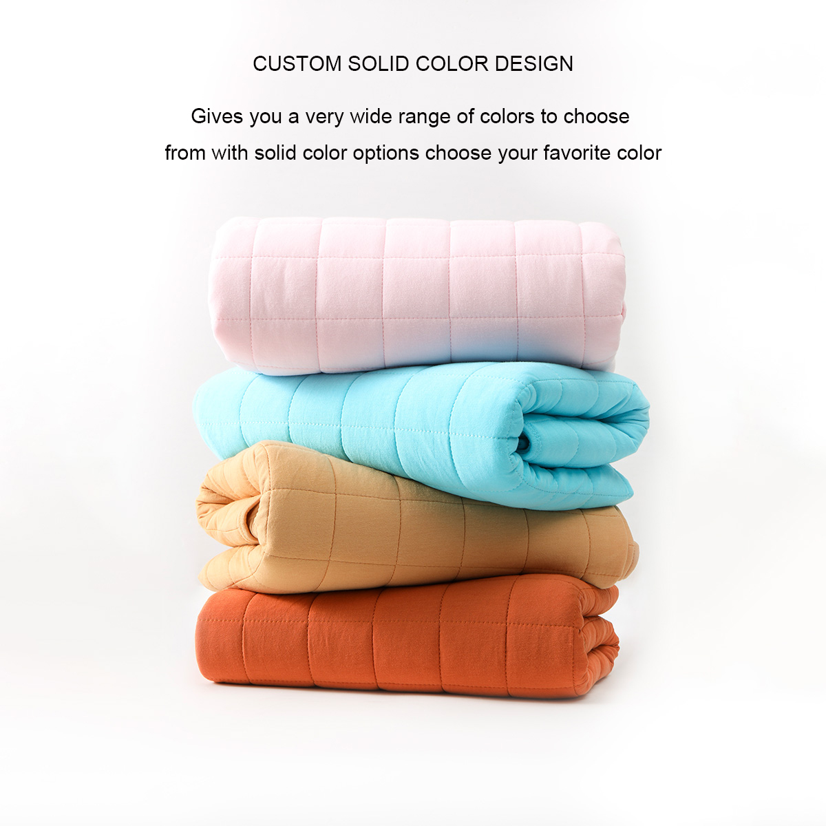 Wholesale Bamboo Baby Bedding Quilt Solid Color Wrap Newborn Lightweight Soft Comforter Sleeping Cooling Blanket All Season - Image 2