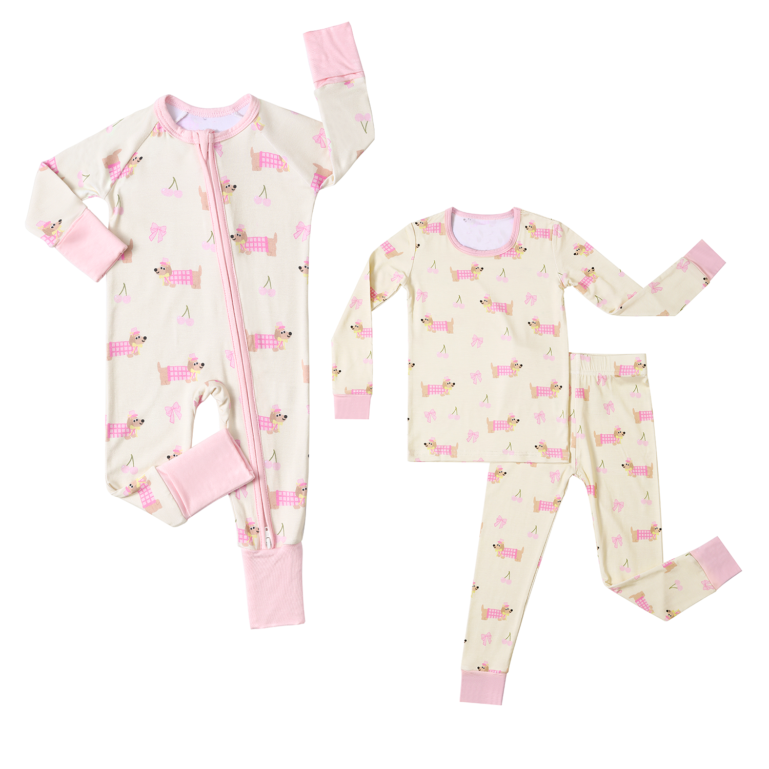 Custom Bamboo Pajamas Bulk Baby Girl Sleepwear Ready to Ship Baby Girls Zippy Homewear Pijama Clothes Sleeper Newborn Romper