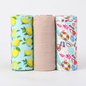 Custom Printed Muslin Swaddle 100% Cotton Newborn Blankets Soft Infant Wraps Baby Bedding Sleeping Blankets for Newborns