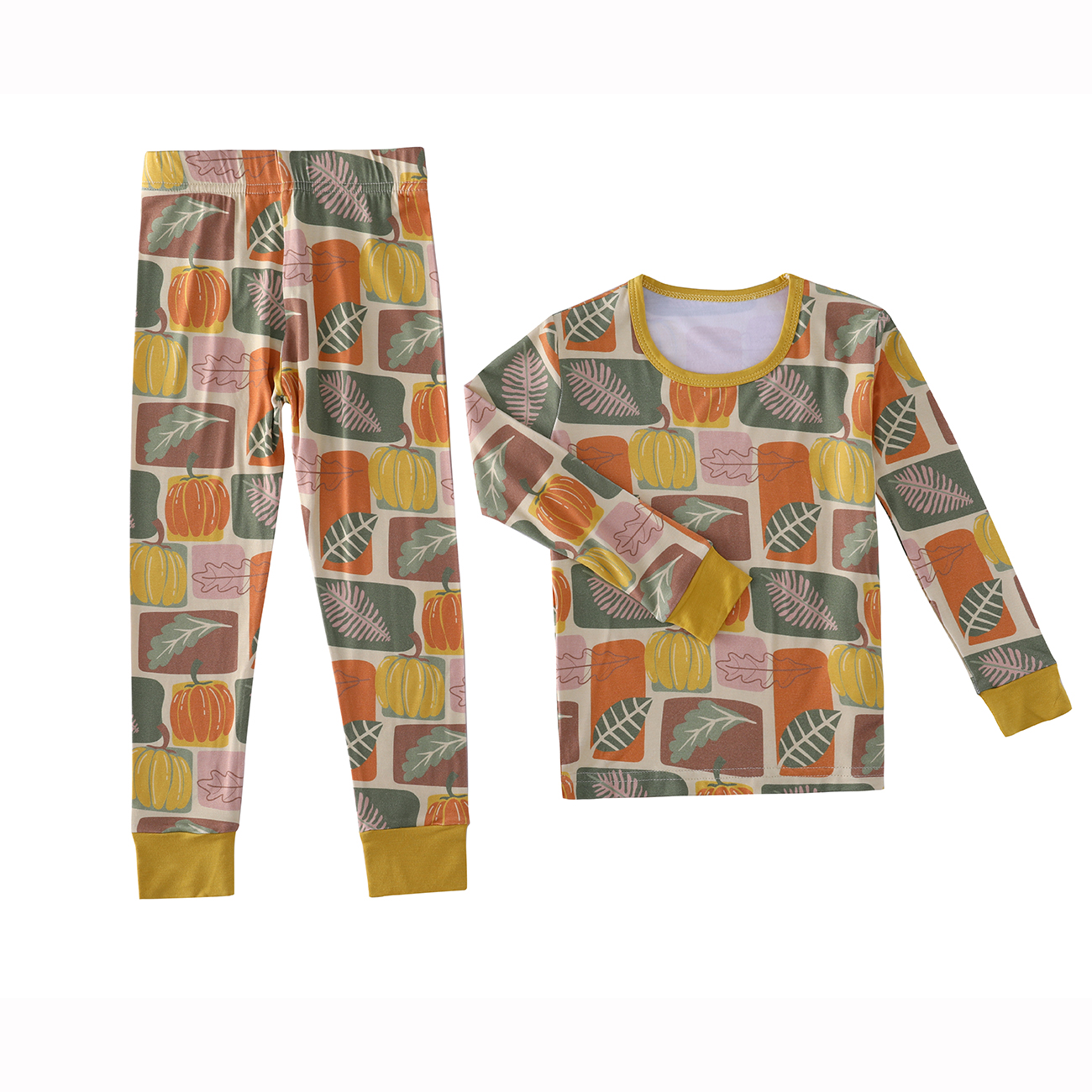 Custom Print Bamboo Baby Sleep Suit 95% Bamboo 5%Spandex Long Sleeve Kids Pajamas Clothes Set Soft Breathable Sleepwear - Image 6