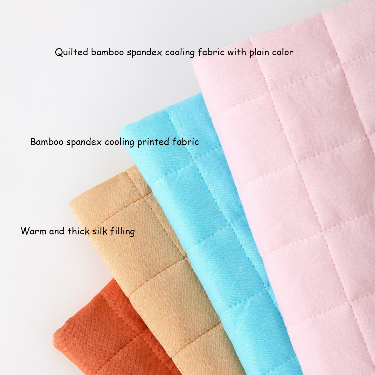 Wholesale Bamboo Baby Bedding Quilt Solid Color Wrap Newborn Lightweight Soft Comforter Sleeping Cooling Blanket All Season - Image 3