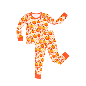 Custom Organic Bamboo Baby Clothes Two Pieces Set Toddler Kid Pajamas Sleepwear Clothes Baby Bamboo Onesies Baby Clothes